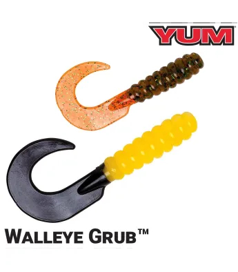 best color grub for walleye